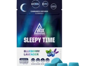 ABX Sleepy Time Gummies Blueberry Lavender Sleepy Time Hash Rosin + CBN Gummies - 100mg Indica